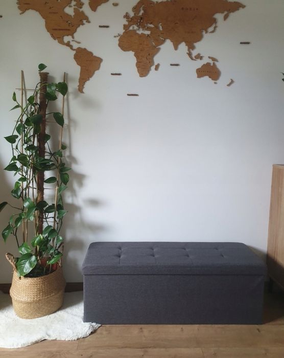 Nowy schowek skrzynia siedzisko pudło na zabawki dla dzieci pufa loft