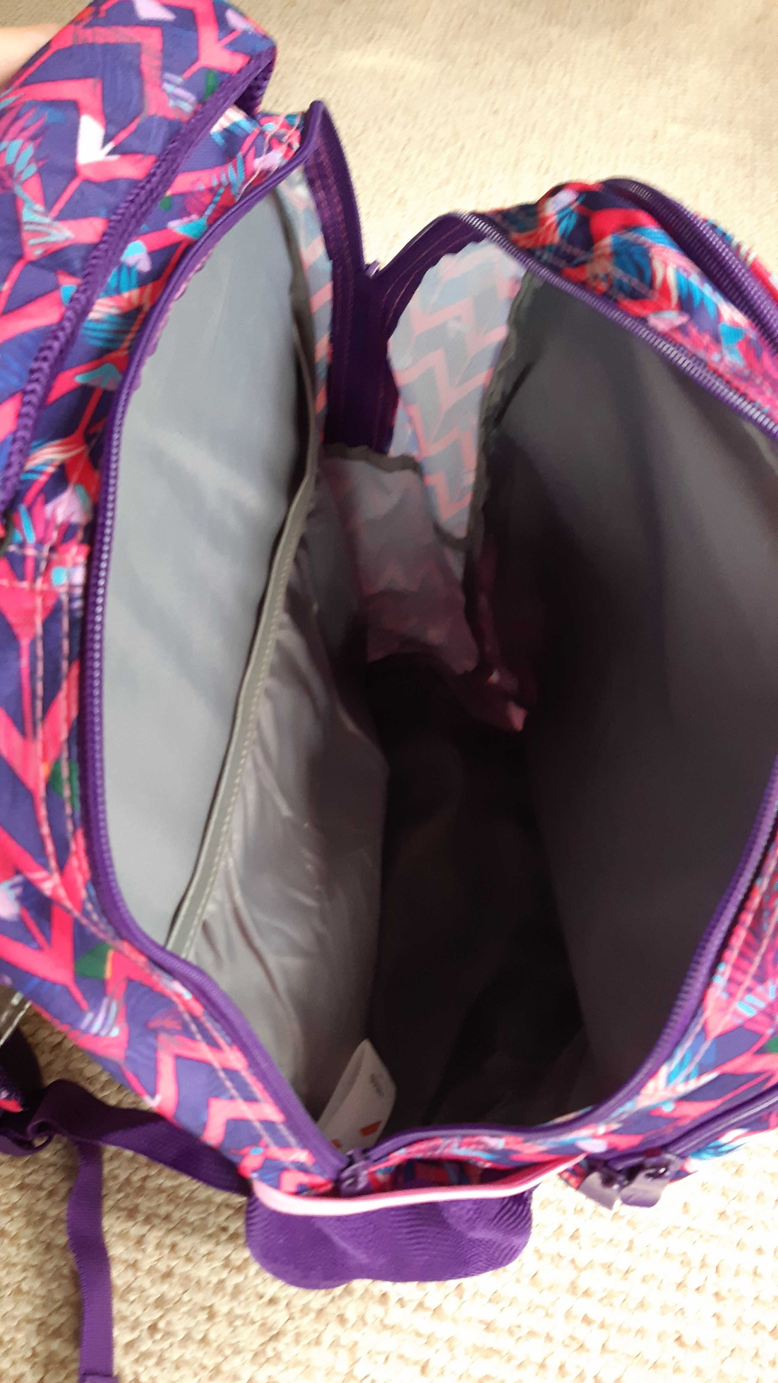 Nowy plecak Head 3-komorowy Geometry Pink