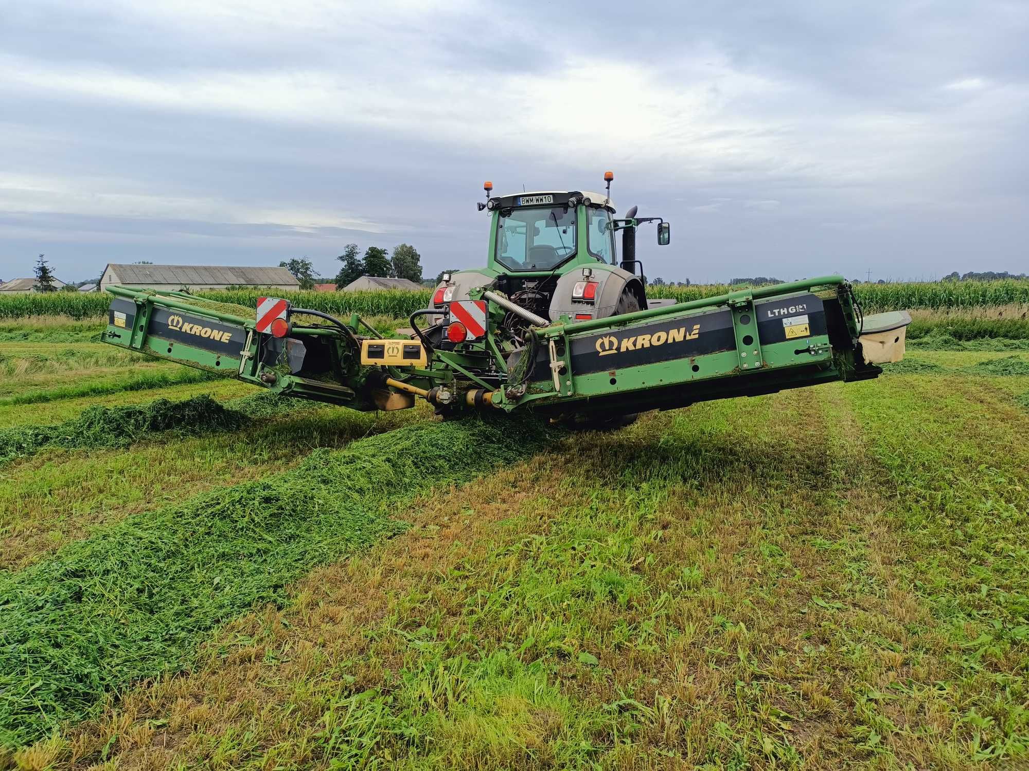 Krone motyl easy cut 870, Claas potinger
