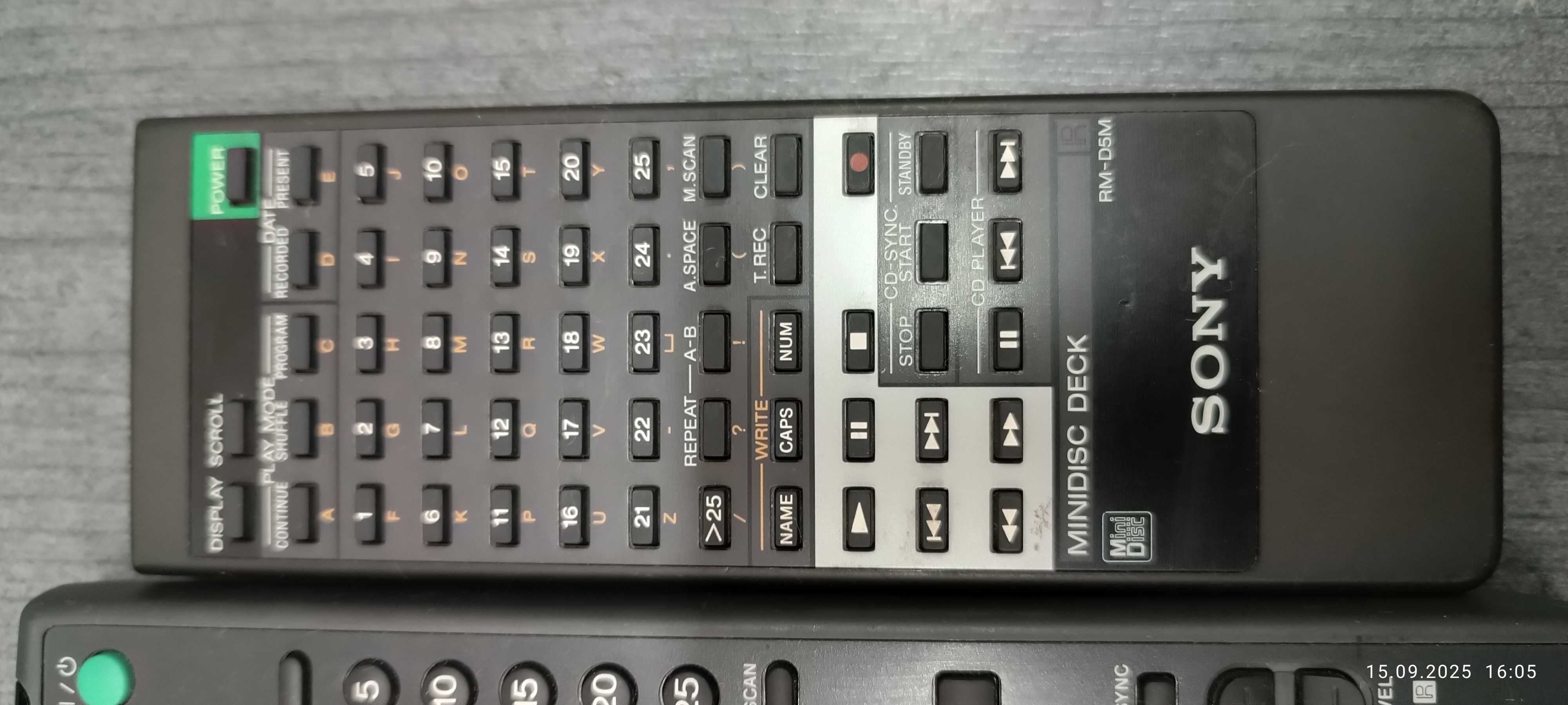 Sony RM пульты к проигрывателям.
