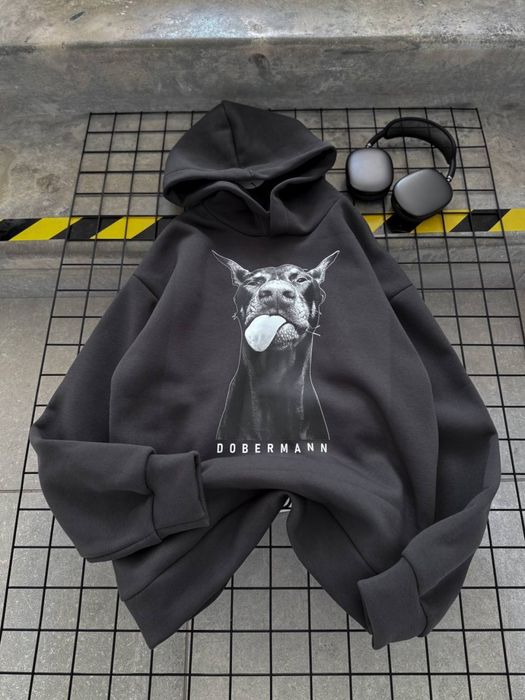 Женский худи на флисе не кашлатится на флисе