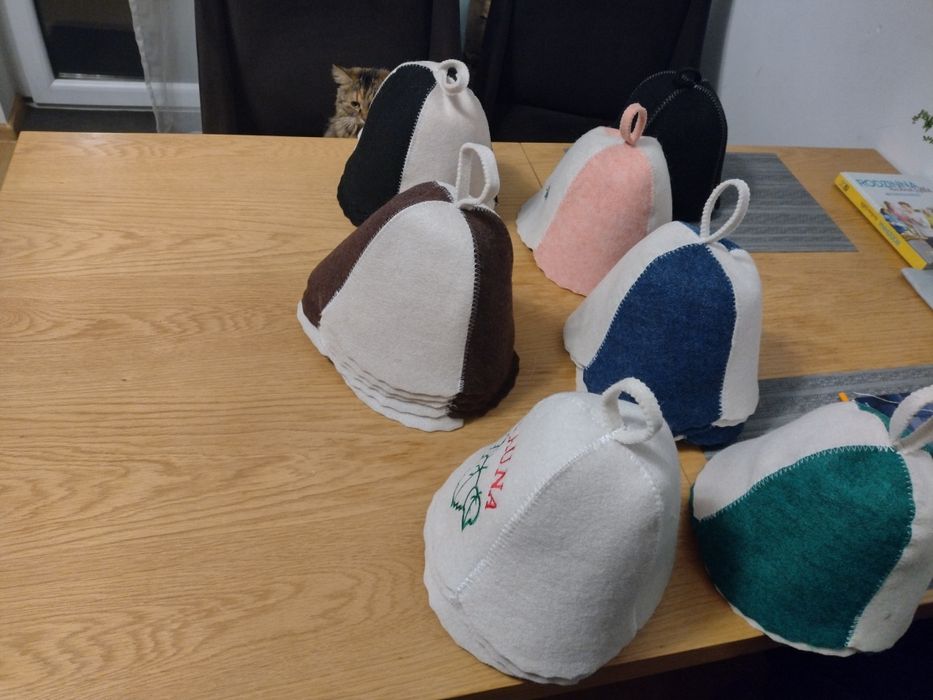 Czapka do sauny filcowa