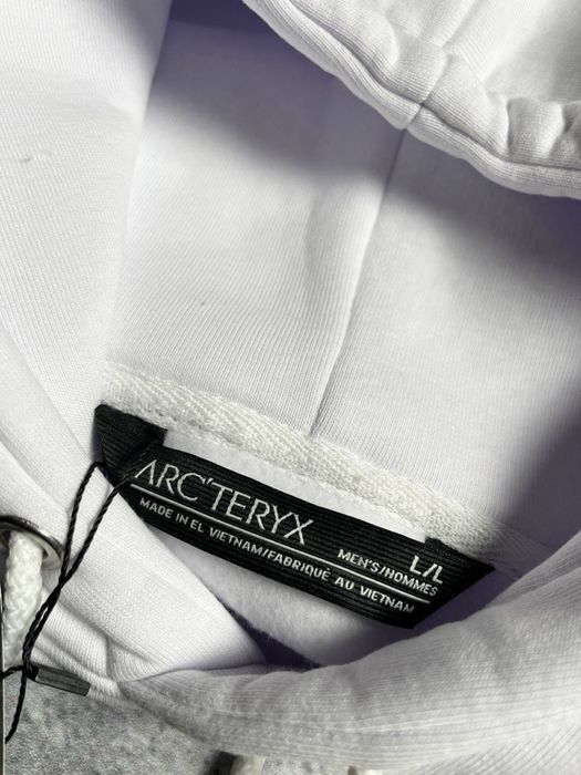худи arcteryx сіра