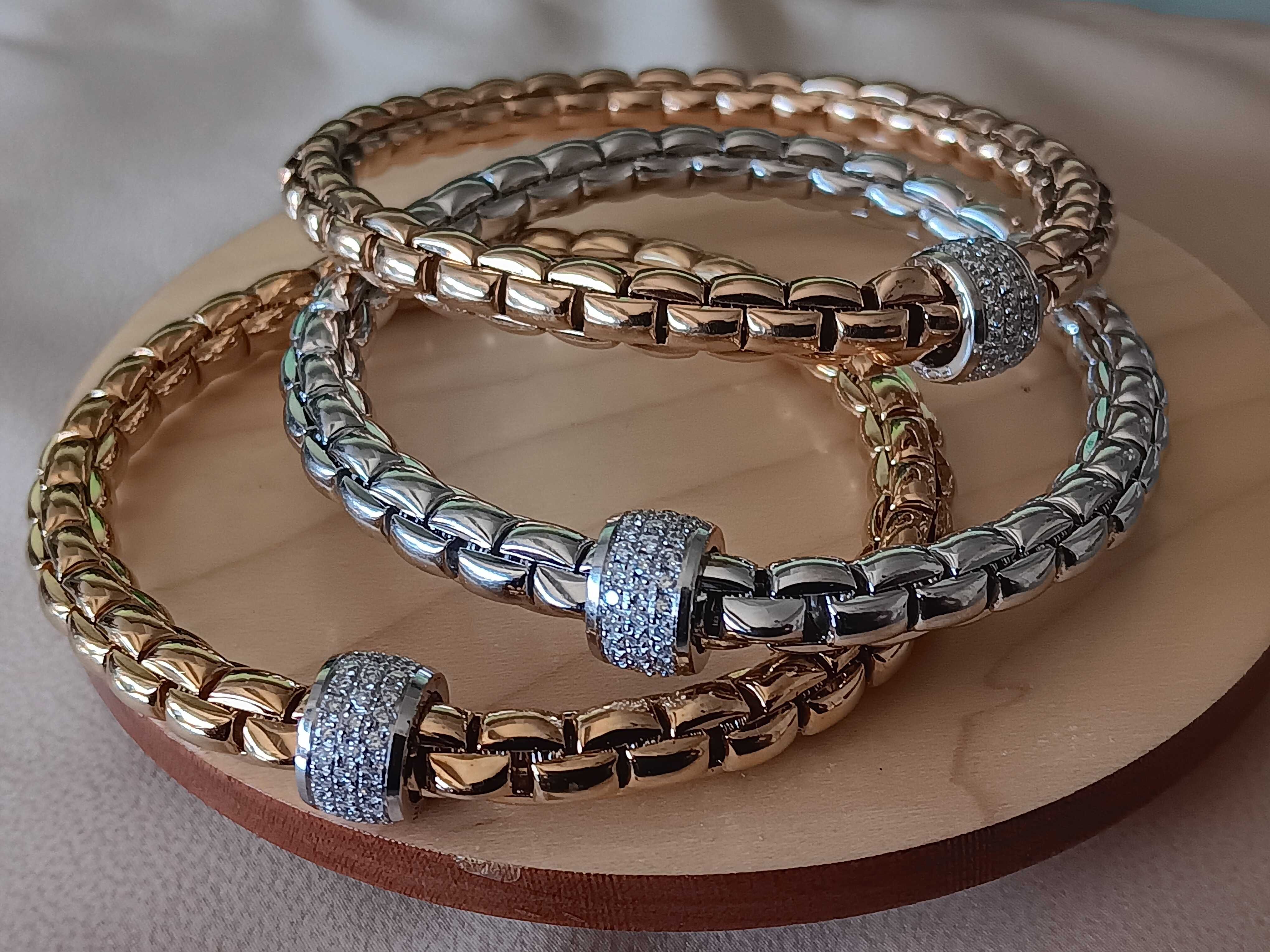 Conjunto 4 Pulseiras Swarovski