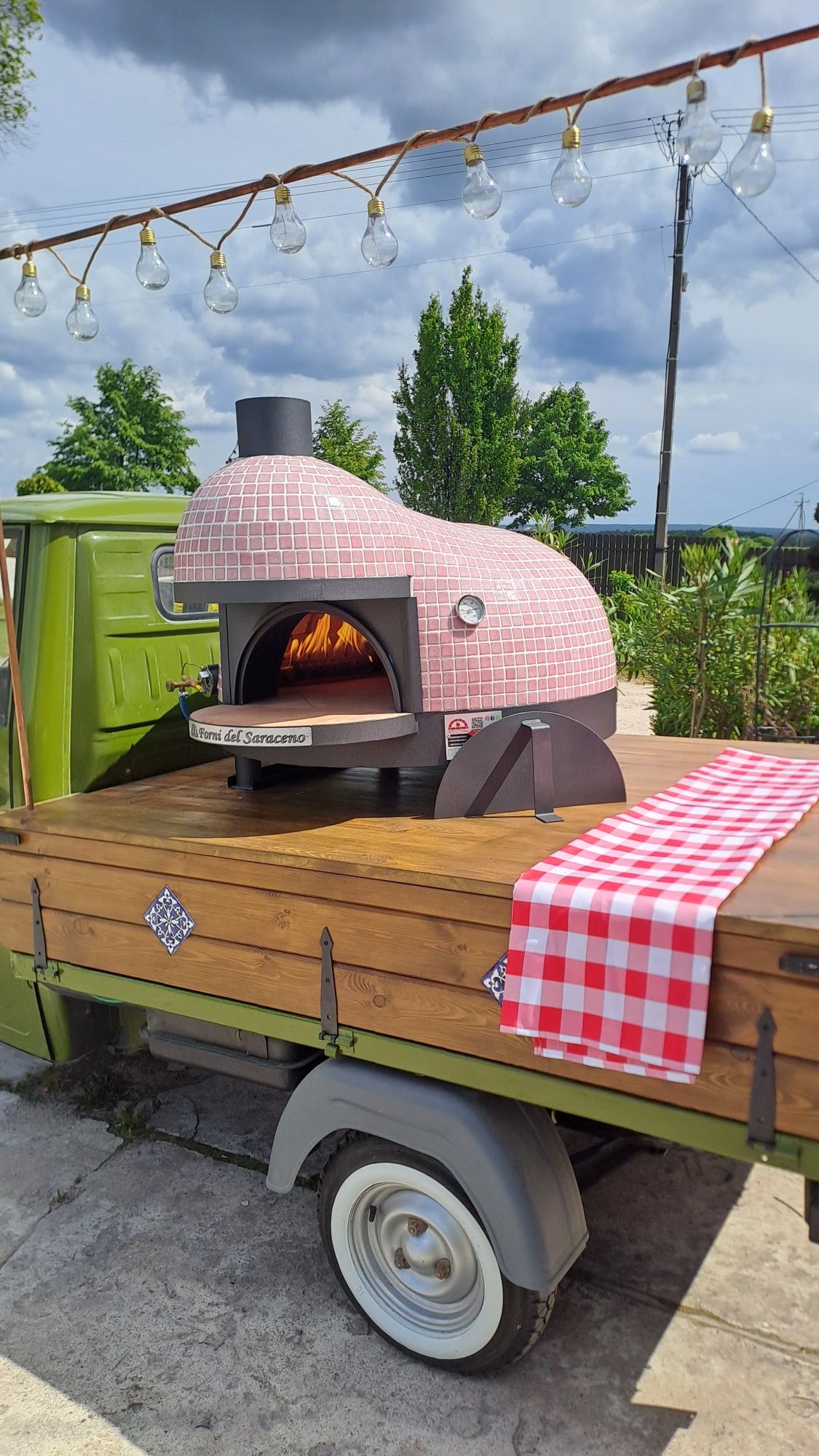 Piec do pizzy , made in italy gaz/drewno