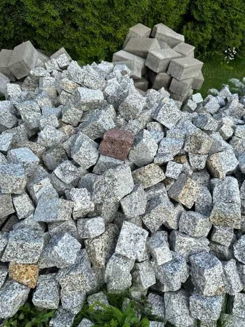 Kostka granitowa i podsypka-12,5 m- pilna sprzedaż