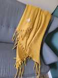 Koc pled H&M Home 130x170 wełna