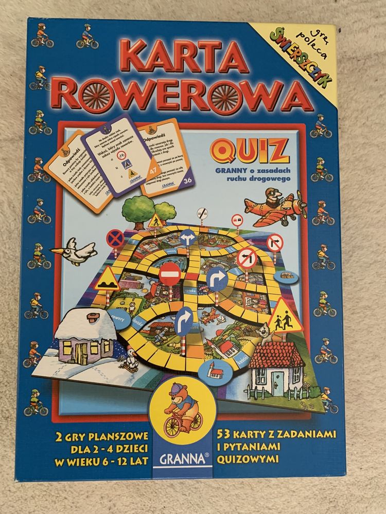 Gra planszowa Karta rowerowa