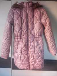 Śliczna dłuższa pikowana kurtka idealny stan rozmiar 164cm