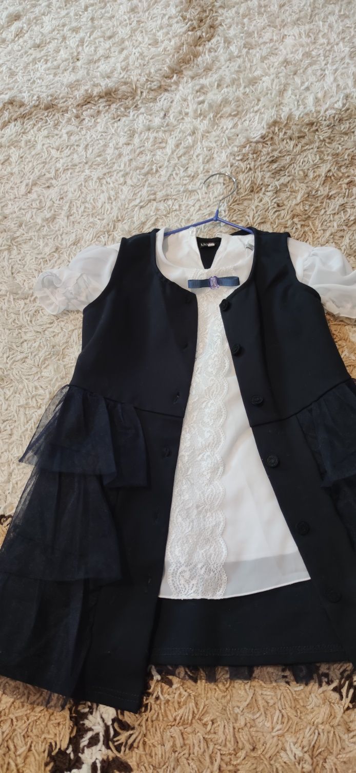 Школьная форма сарафан блуза для девочки