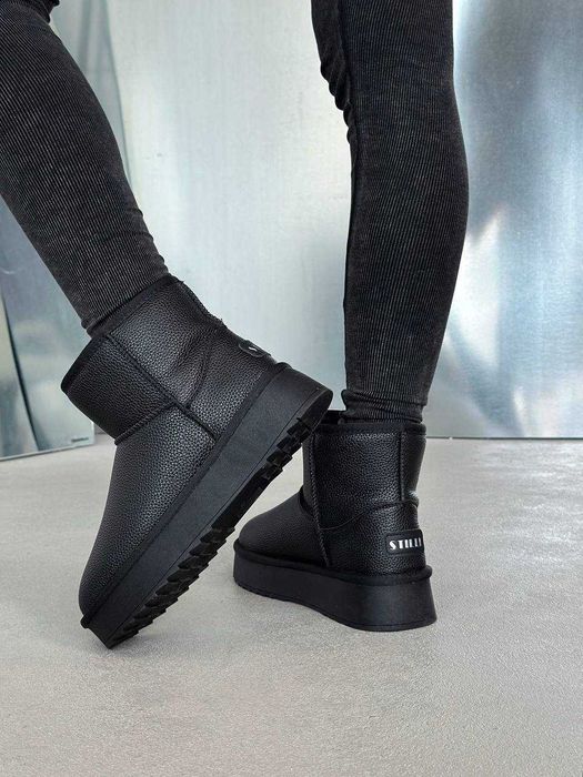 Жіночі зимові уггі [36-41] натуральна шкіра, хутро | тепле взуття