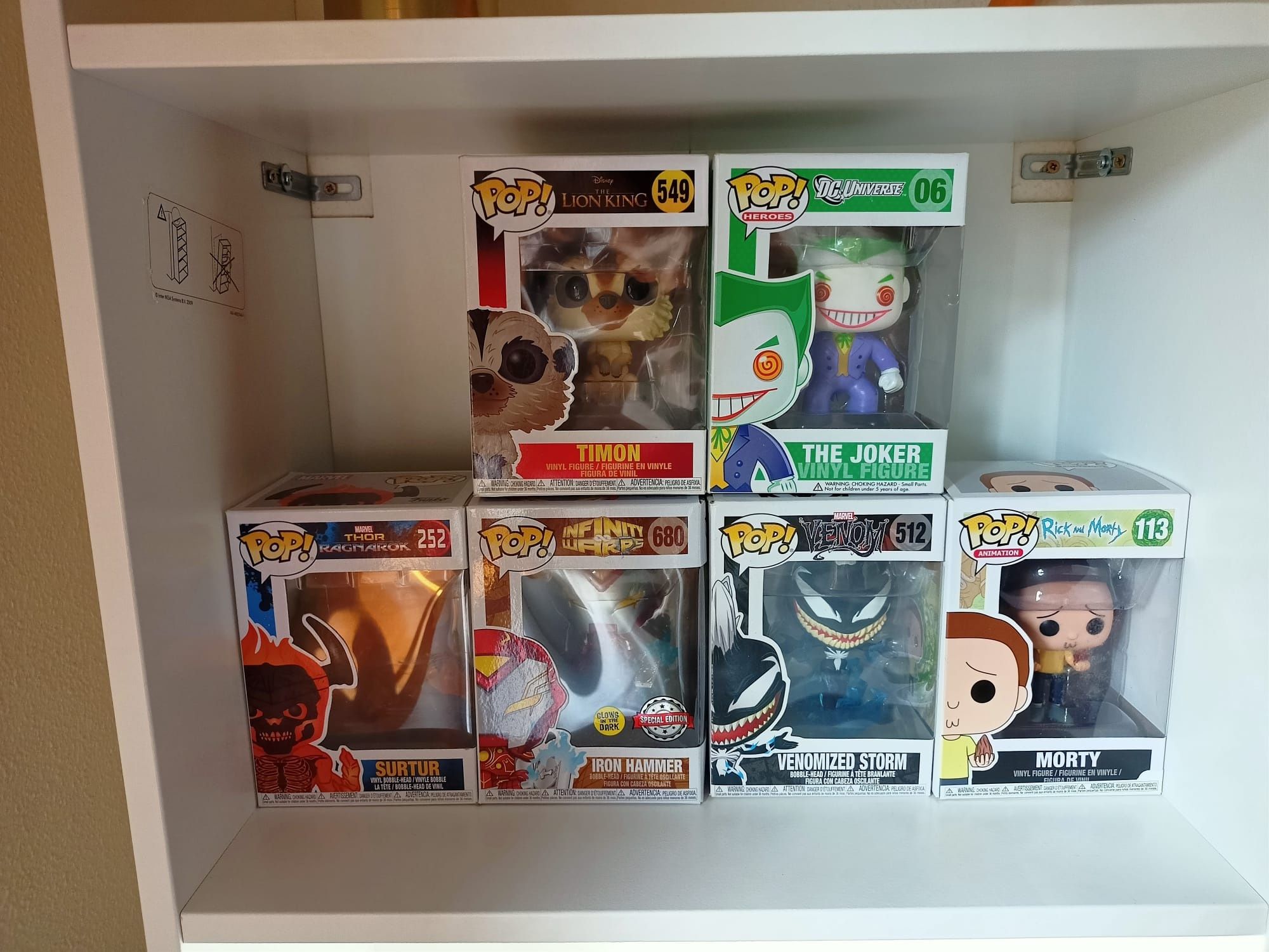 Funko Pops variados Marvel/DC/outros