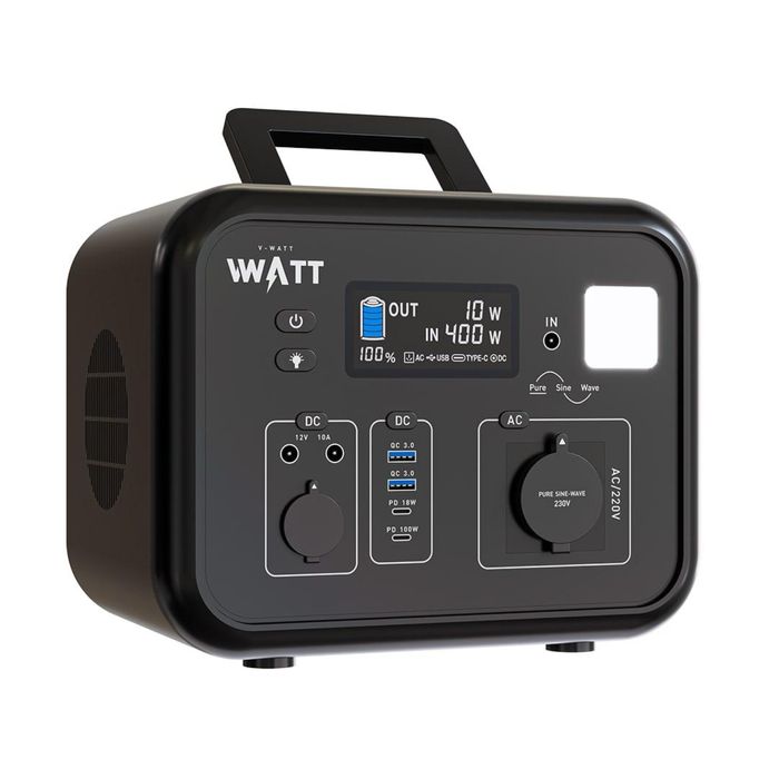 Портативна зарядна станція V-WATT ALPHA 600W