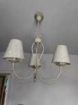 Lampa żyrandol w stylu retro potrójna