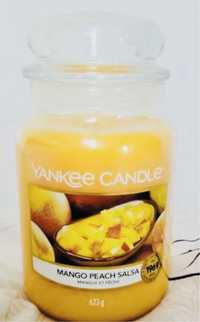 Yankee Candle Mango Peach Salsa świeca brzoskwinia duża yankee 623g