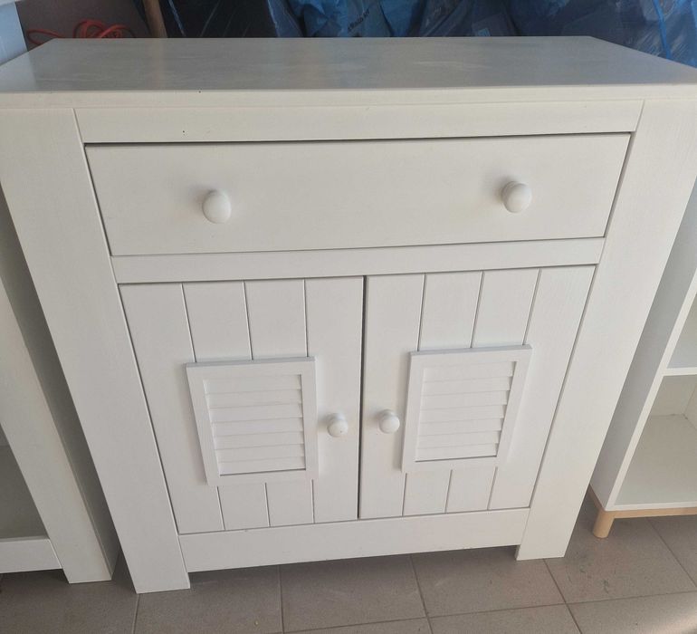 Meble dziecięce Pinio Marsylia, lite drewno + łóżko drewniane 90x200