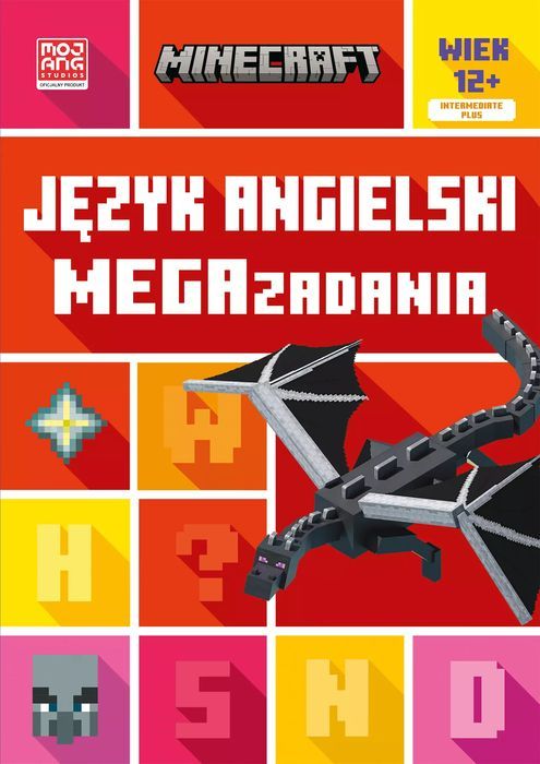 Minecraft. Język angielski. Megazadania 12+. Harperkids