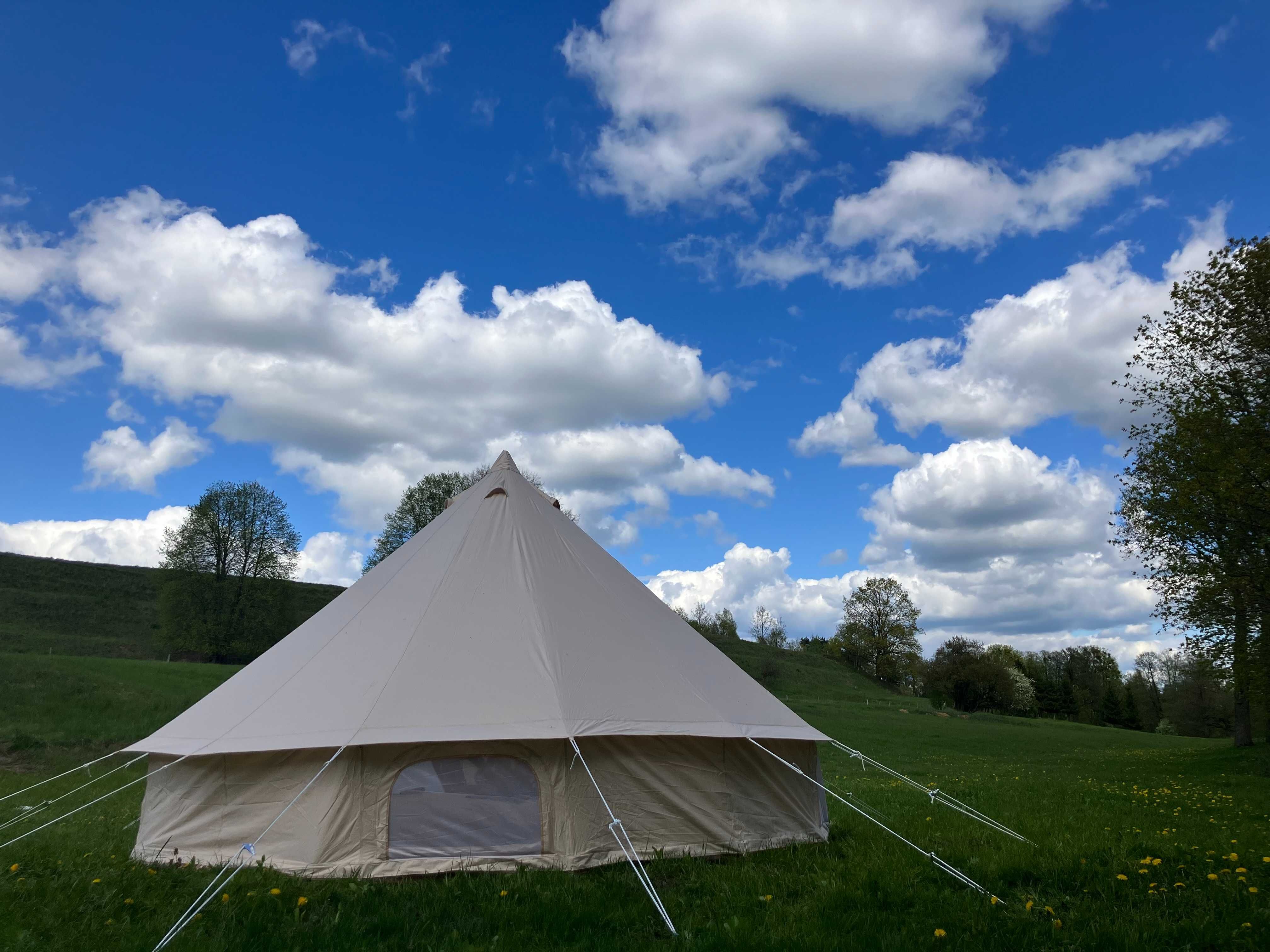 Pole namiotowe camping glamping kajaki Mazury Kruklanki Polana Życzeń