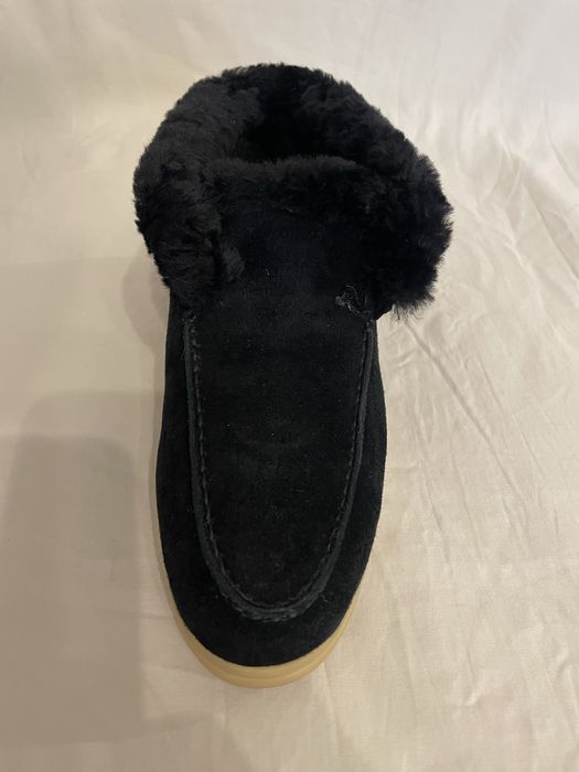 Лоферы с мехом Lora Piana