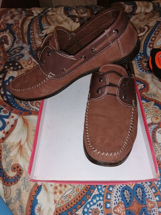 Мужские туфли, мокасины, замш