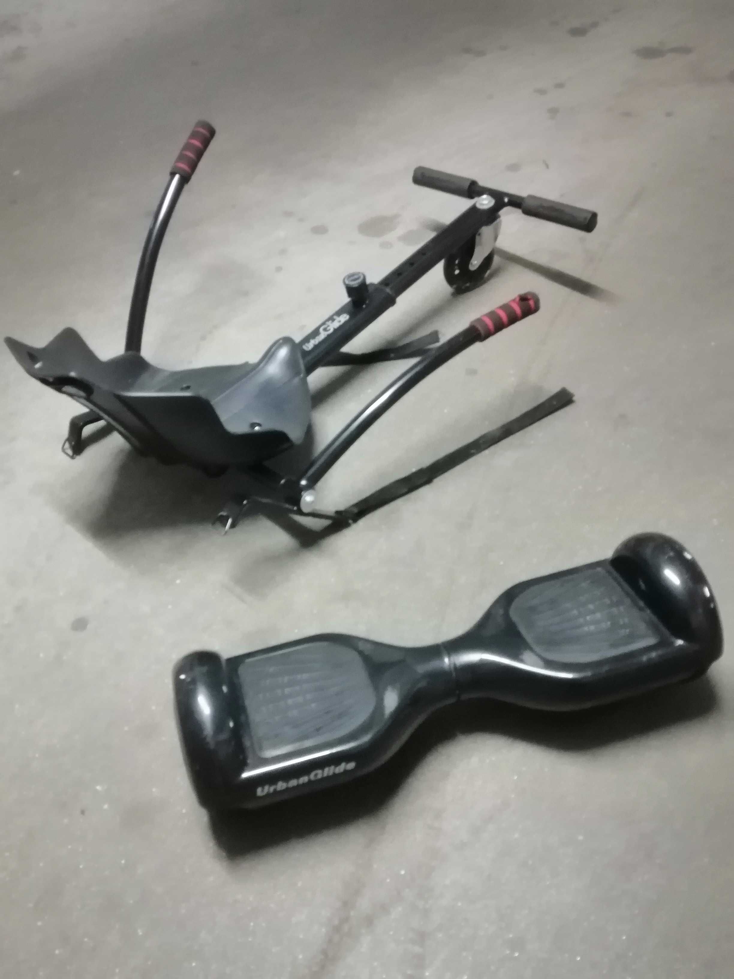 Vendo Hoverboard black + carro como novo