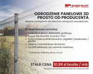 Panele ogrodzeniowe 3D Fi4 – 1530x2500, grafit – bez pośredników!