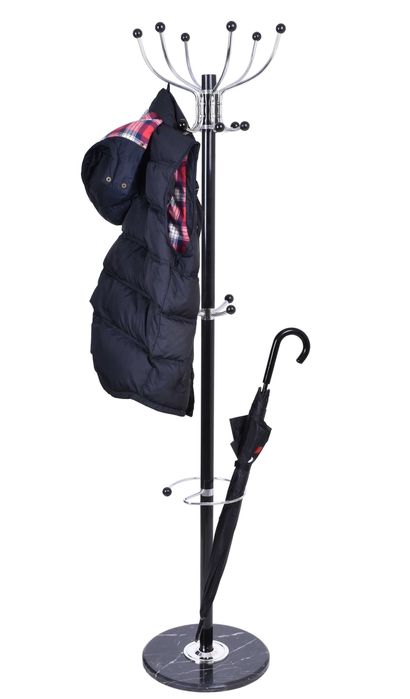 Wieszak stojący PIETRO czarny