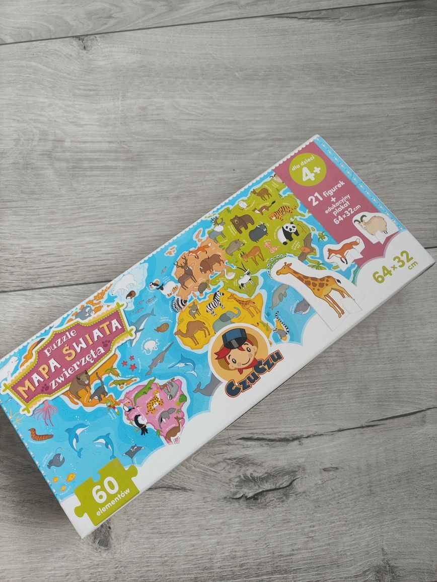 Czuczu puzzle mapa świata