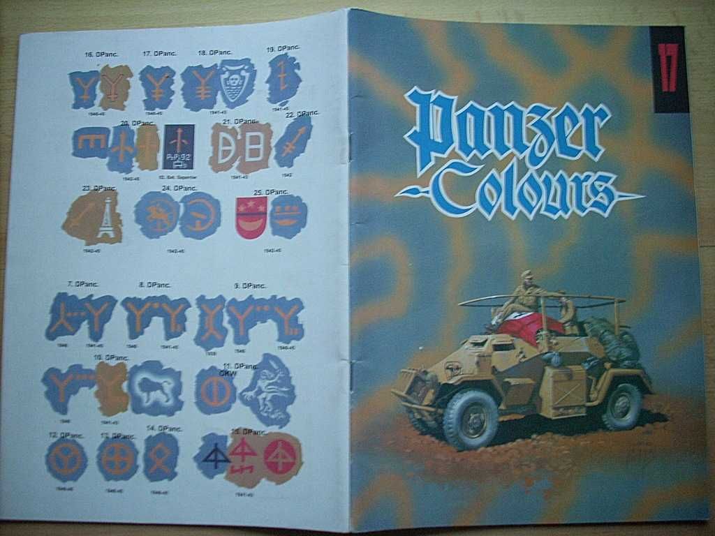 MILITARIA : Panzer Colours 17 część II - Janusz LEDWOCH /jak NOWA !!/