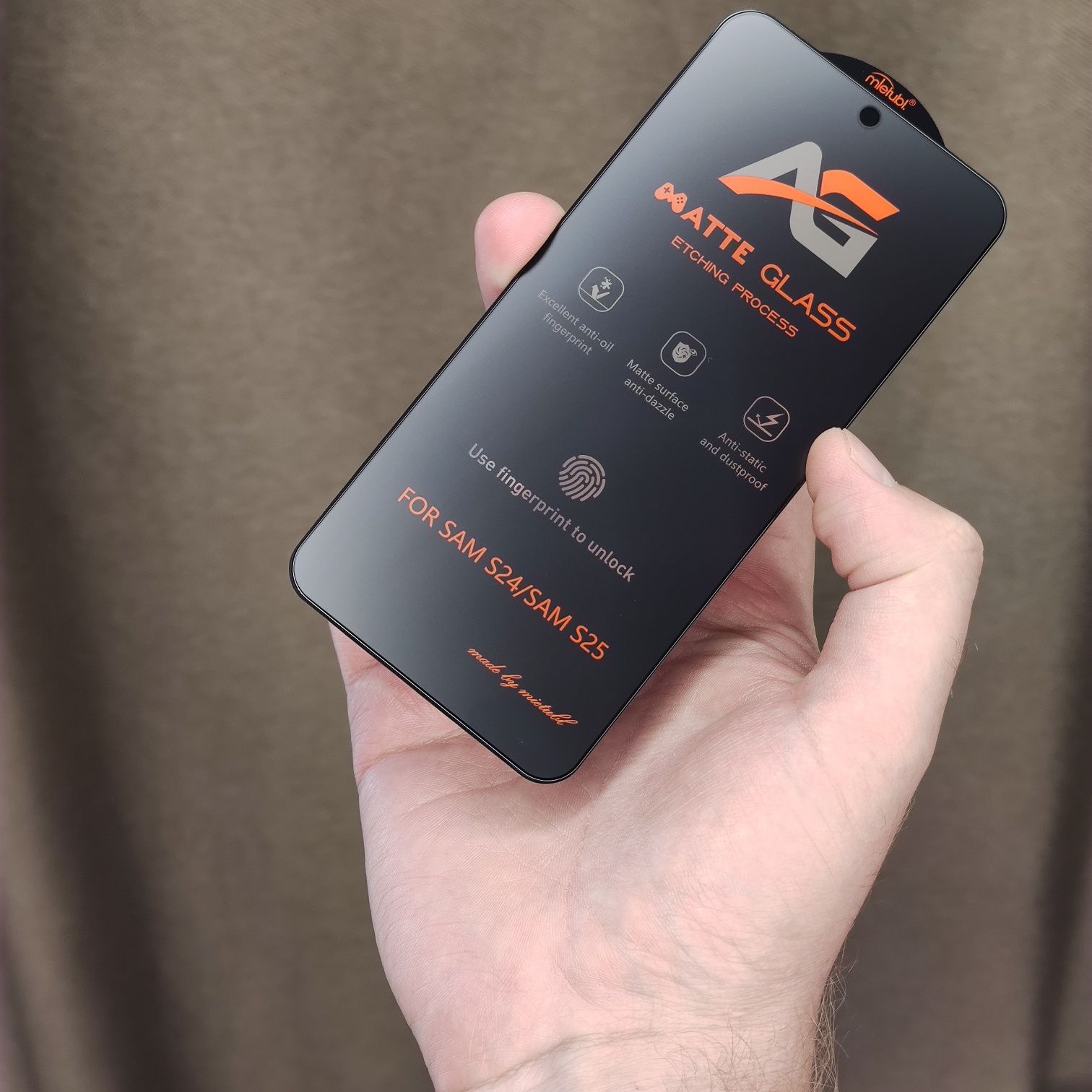 Матове захисне скло для Samsung S24 Ultra / S25 Ultra та інших моделей