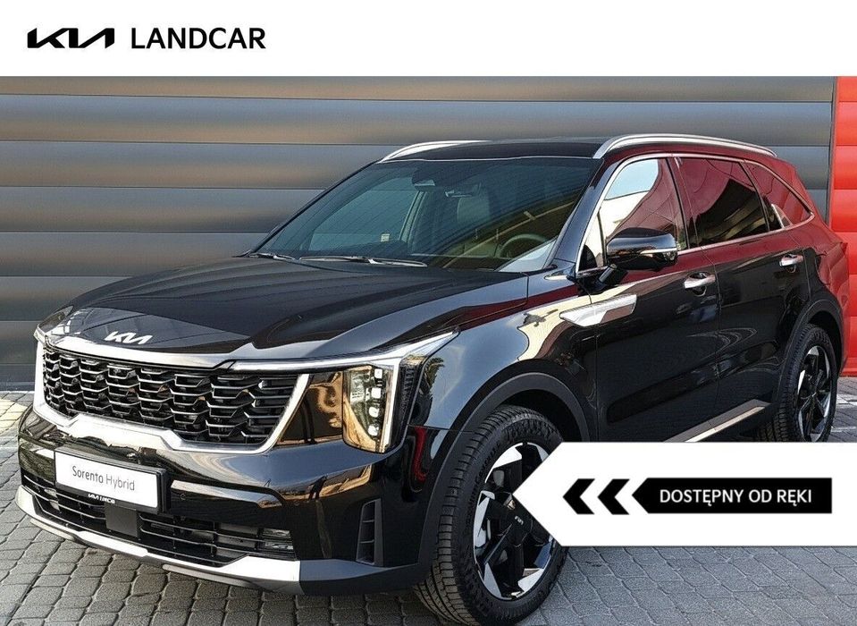 Kia Sorento Hybryda, Wersja - PRESTIGE LINE+MIR+PNS 6os. - Aurora Black Pearl