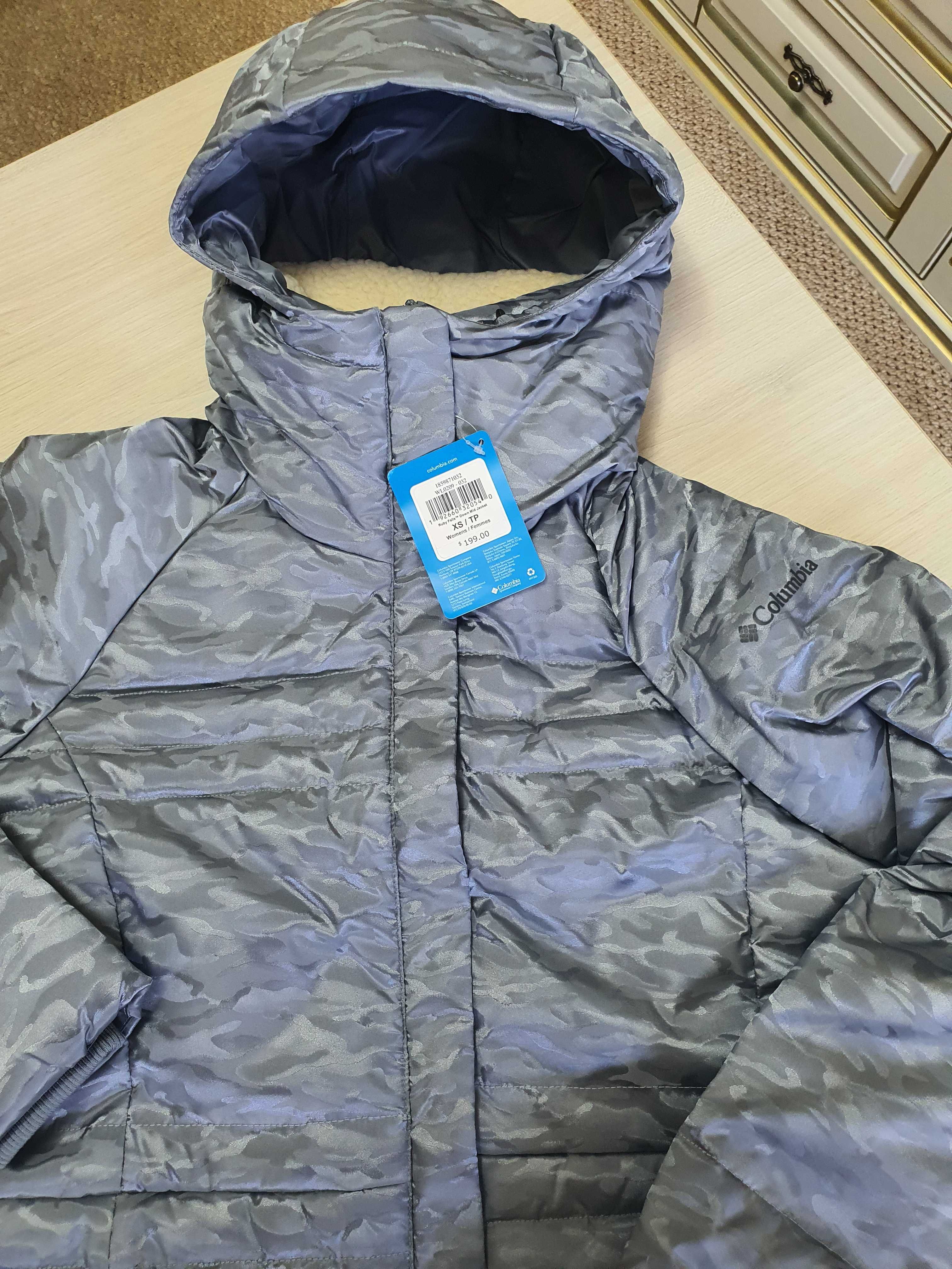 Зимнее новое пальто пуховик Columbia Ruby Falls Down Jacket XS