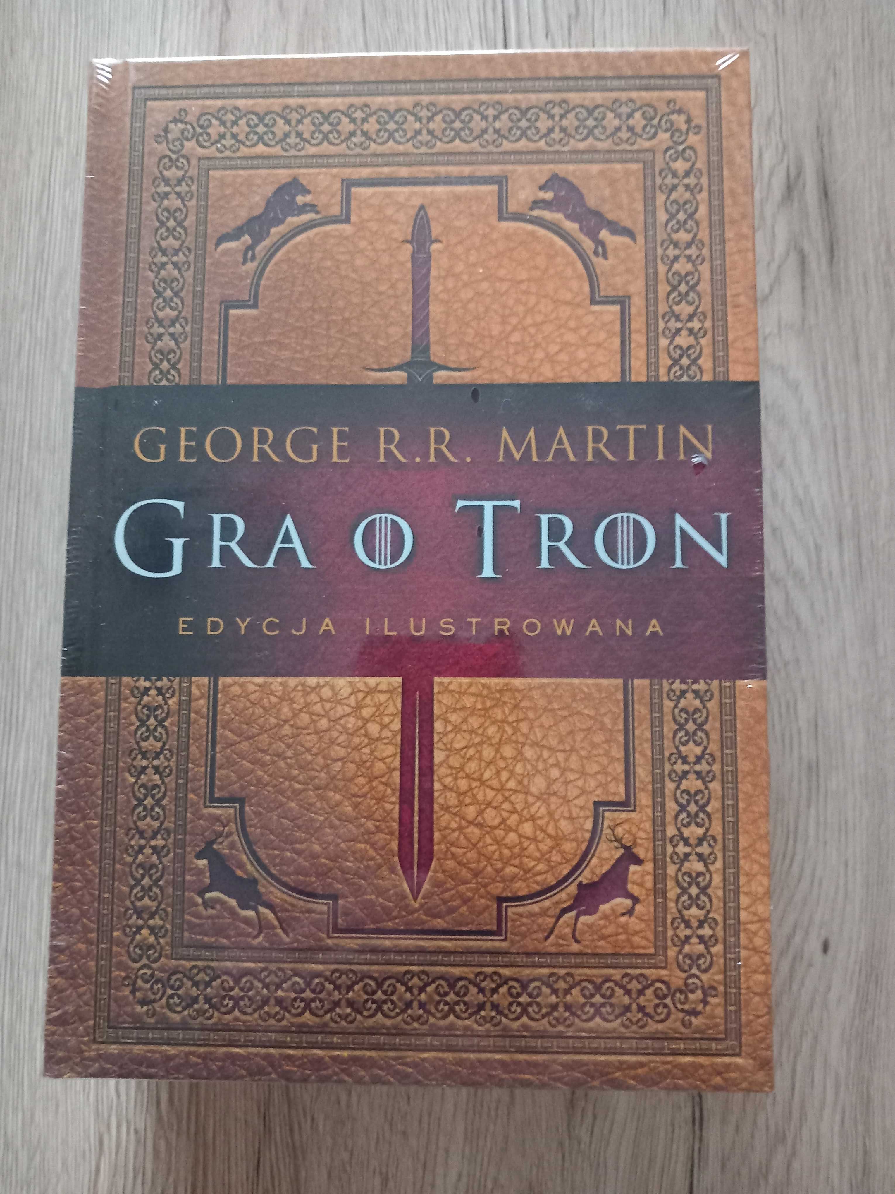 Gra o tron Edycja ilustrowana George R.R. Martin nowa/folia