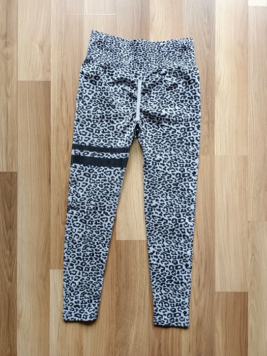 Legginsy bezszwowe panterka M push up