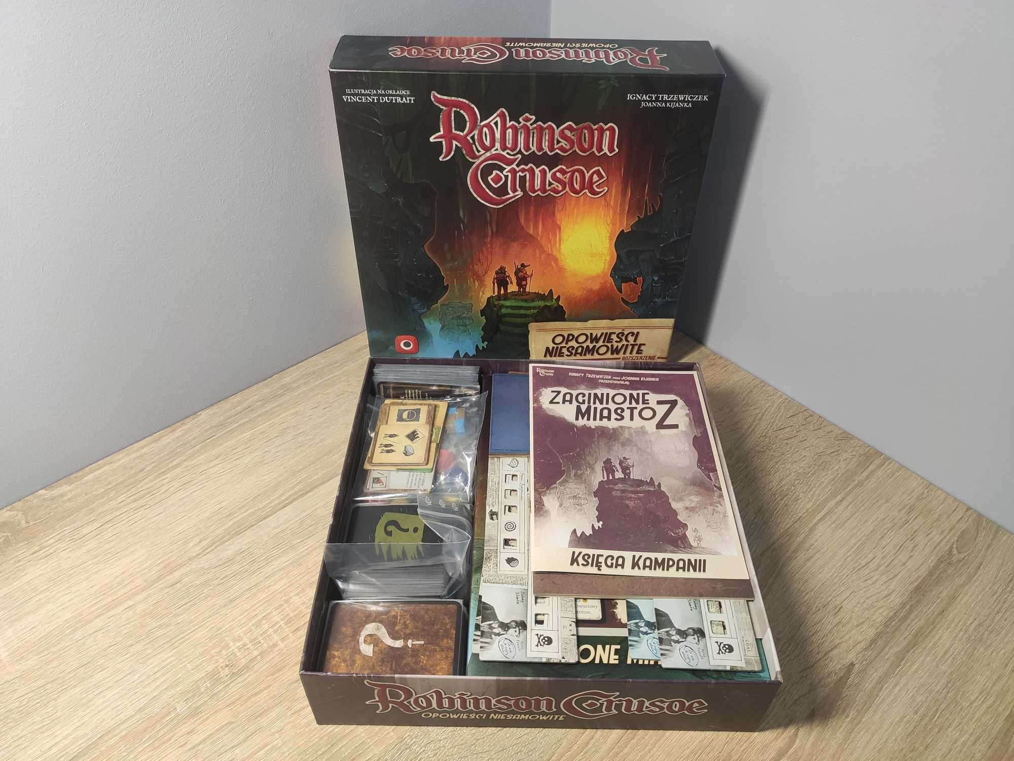 Robinson Crusoe + Dodatki + Insert + Wydruki 3D znaczników