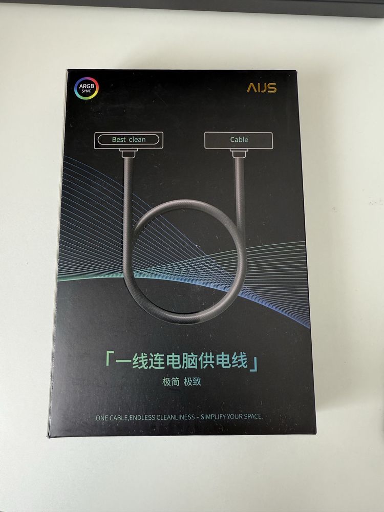 AIJS ATX24PIN кастомний кабель для живлення материнської плати