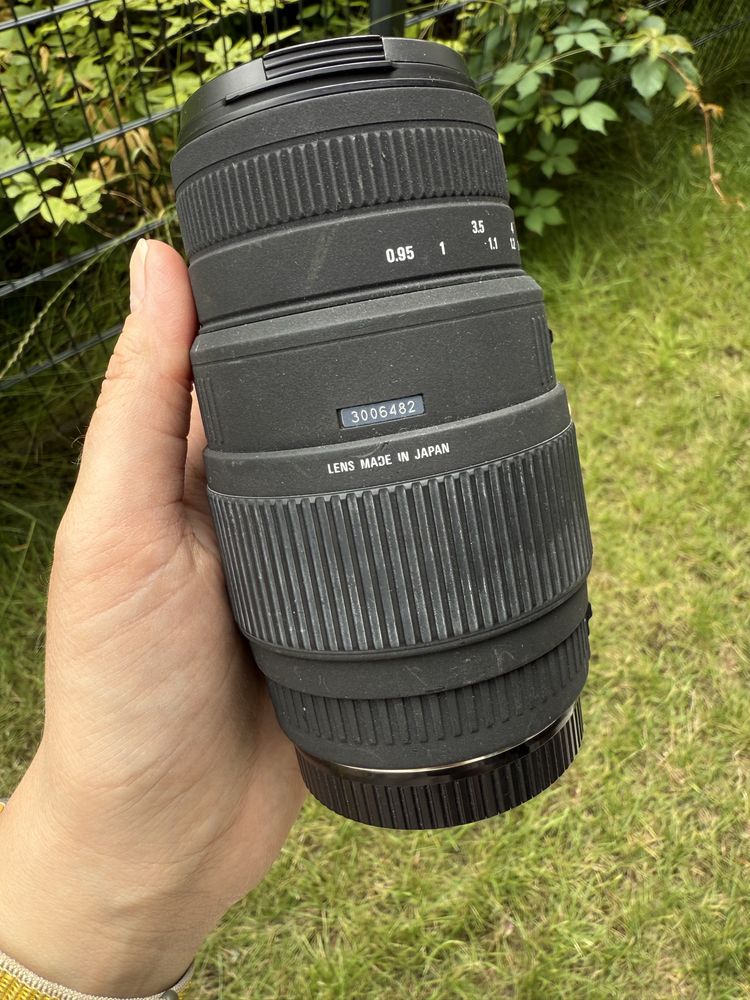 Obiektyw Sigma 70-300mm f/4-5.6 DG – uszkodzony AF, makro niestabilne