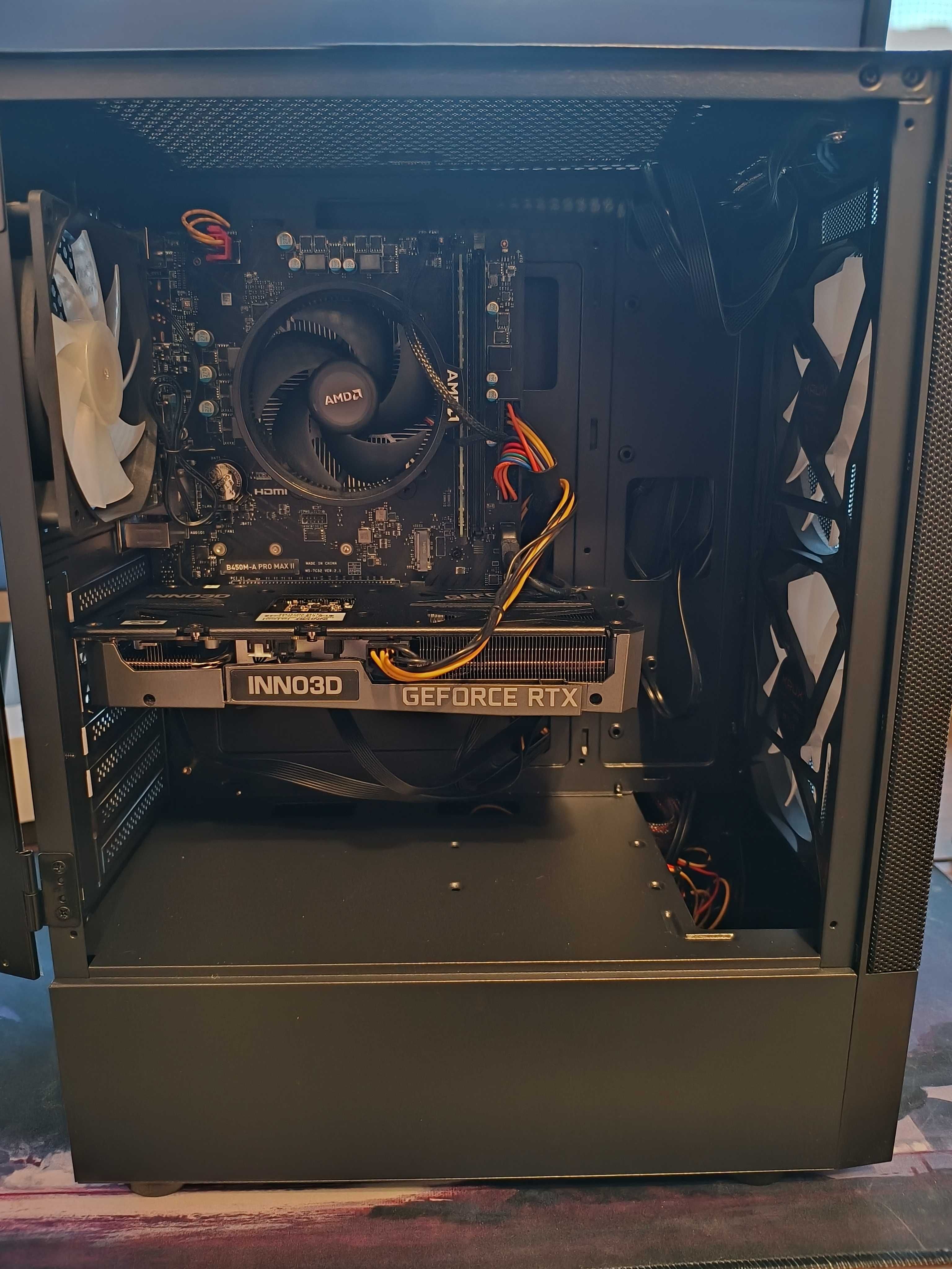 Komputer RTX 3060 12Gb / Ryzen 5 / SSD / KRUX do gier GAMINGOWY