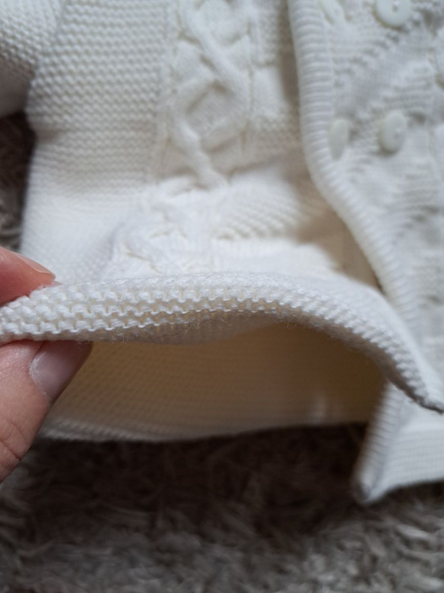Sweter z kapturem chrzest