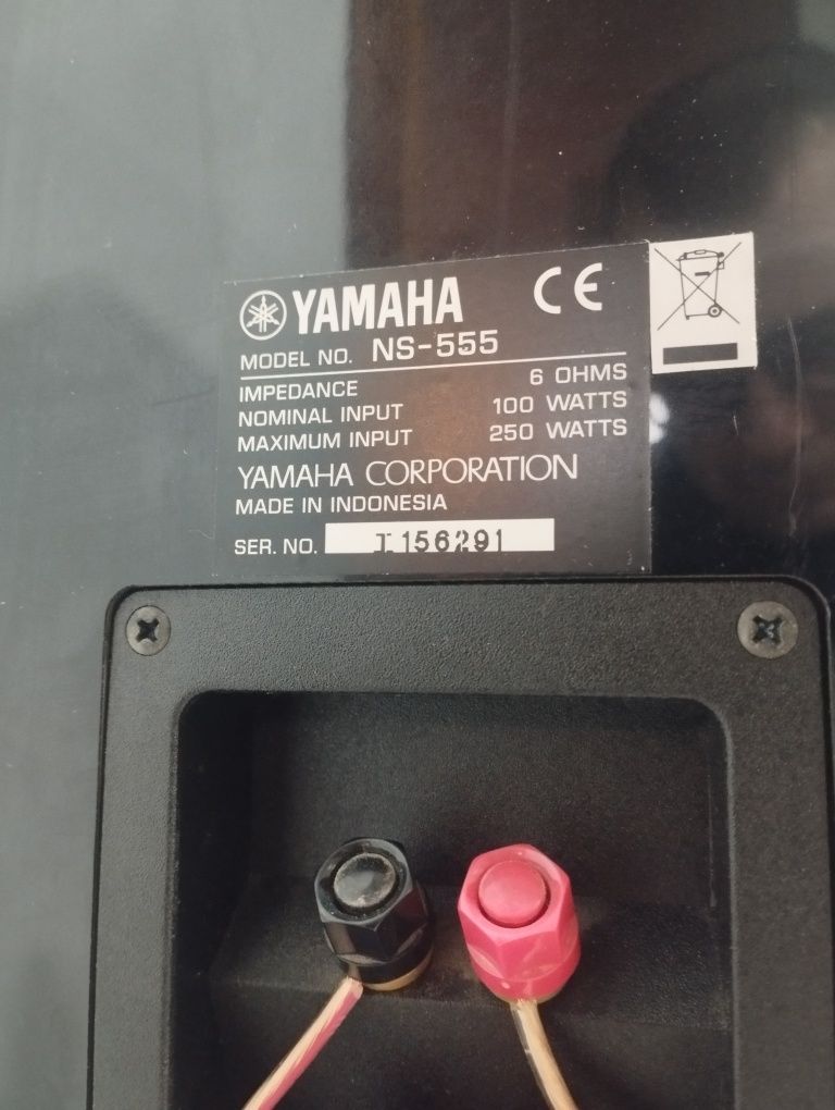 Kolumny głośnikowe Yamaha NS 555, SONY F490 wzmacniacz