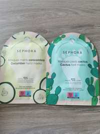 Sephora Collection, maska do rąk i maska do stóp + gratis