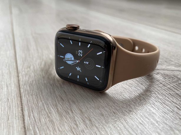 Часи Apple watch 4 Stainless Steel, колір Gold, 40мм, LTE, оригінал