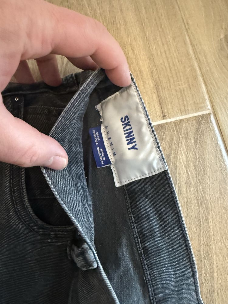 Meskie spodnie H&M 36/32 Skinny pas 86cm