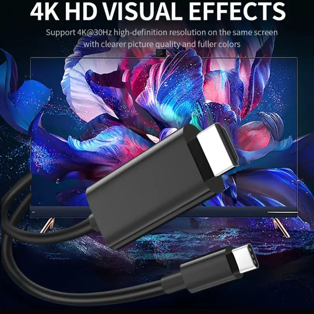 Kabel USB typu C do HDTV długość 2M