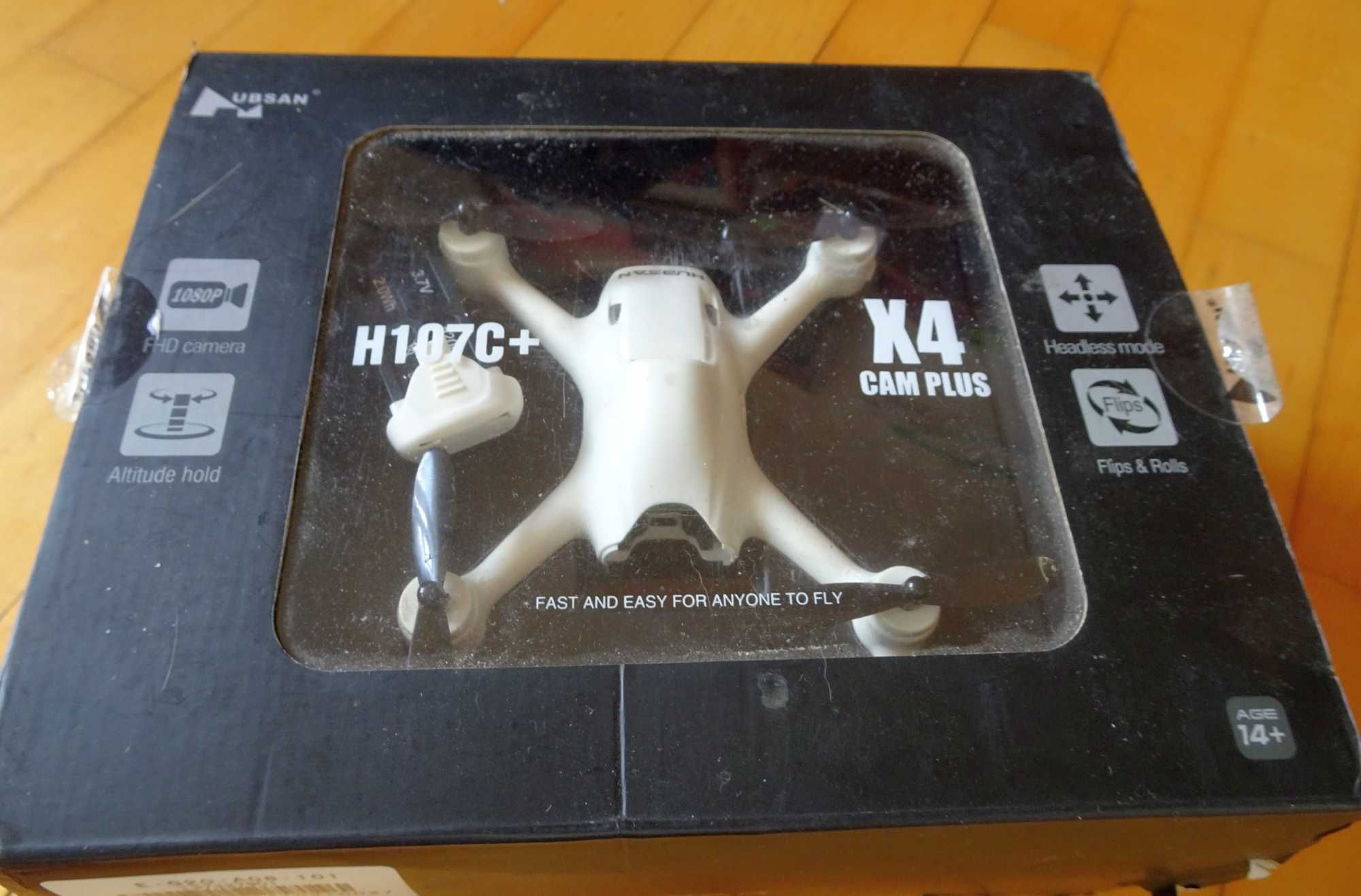 Dron HUBSAN H107C+ - kamera FHD, headless, flipy, trzymanie wysokości