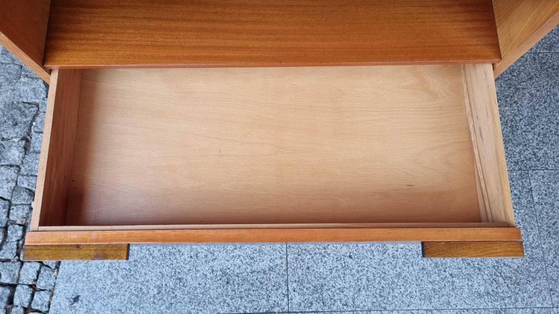 Sekretarzyk Highboard Design PRL Lata 60 Czechosłowacja Mezulanik