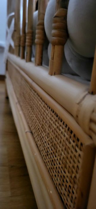 Berço grandes em rattan natutal