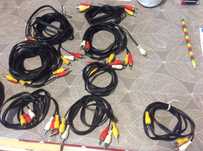 Cabo de audio/video rca