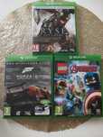 Gry Xbox. LEGO Avengers,Forza Motorsport 5,Rysę