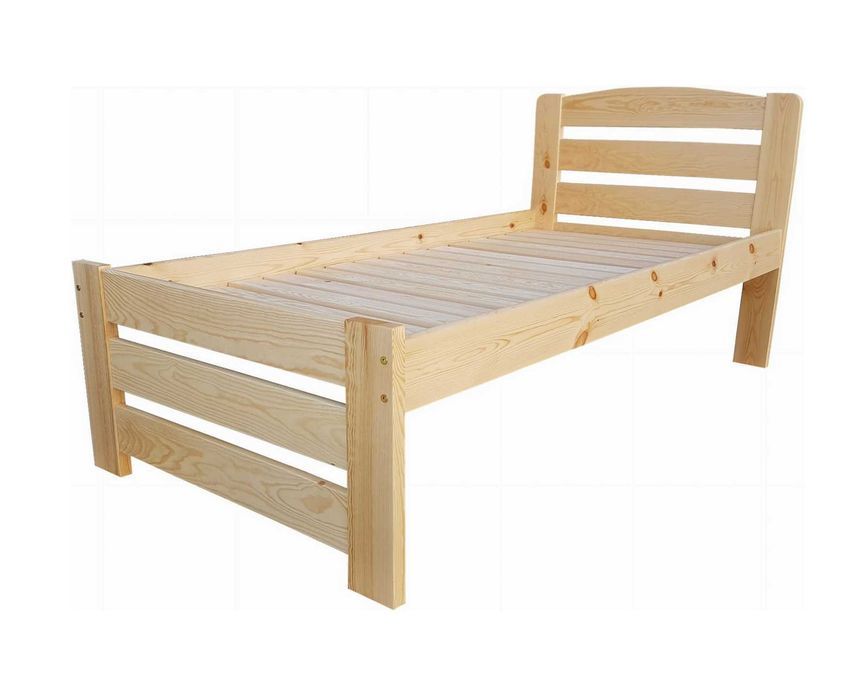 Łóżko sosnowe NESTOR PLUS dla seniora Zaczarowana Sypialnia 90x200